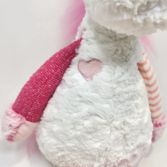 Aurora Purely Luxe White Pink Unicorn Plush 13" Stuffed Animal Soft Toy - Picture 2 of 8